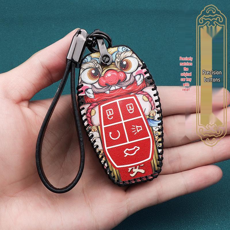 DX7 DX3 DX5 A5 Wing Dance V3 Car Key Fob Protective Case with Buckle