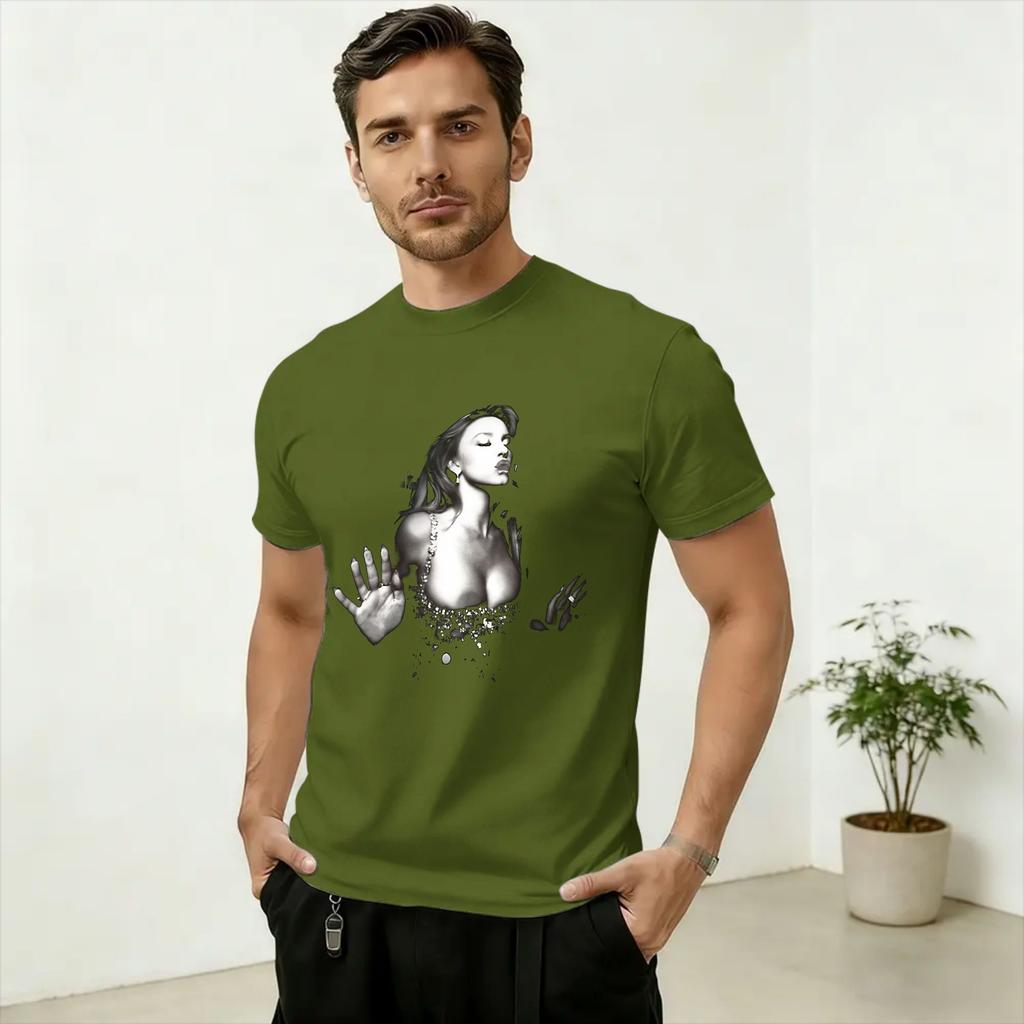 Sydney Sweeney Unisex T Shirts Awesome Tees Short Sleeve O Neck T-Shirt Cotton Printed Tops