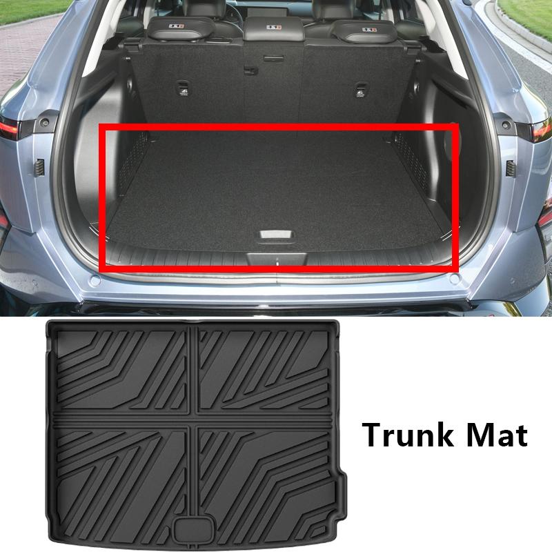 TPE Car Trunk Mat For Hyundai Kona SX2 Electric 2024 2025 2026 Kona Kauai Anti-dirty Rubber Pad Tools Cargo Liner Accessories