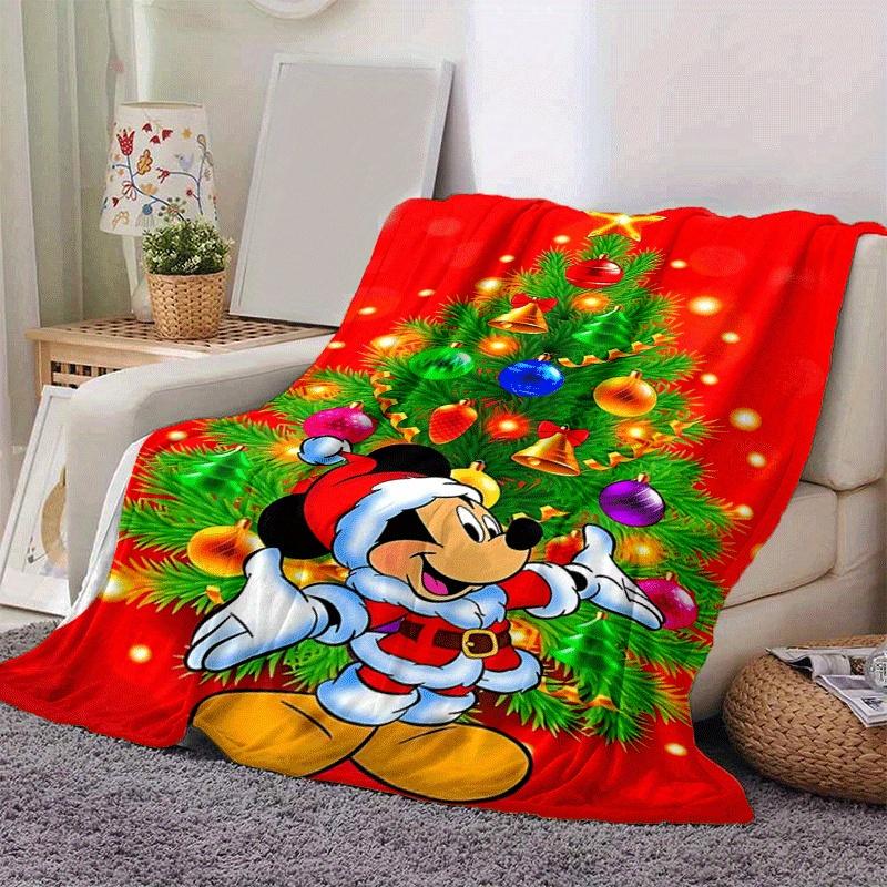 1pc Mickey Printing Blanket - Soft, All-Season Throw for Office Blanket, | Personalized Gift