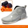 Men's Fashion Ankle Rain Shoes 2024 Winter Outdoor Waterproof Work Shoes Fashion Short Boots Car Washing Rubber Men's Shoes