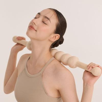 SNPE Wave Stick 8-Loch Selbstmassage Zypressenstab
