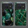 Gorgeous Emerald Pattern Tempered Glass Phone Case for OPPO Reno 13 F 12 11 10 Pro Plus Find X8 X5 X3 PRO Lite Protective Cover