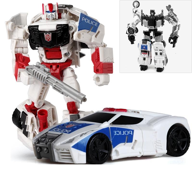 Haizhixing New Robot Car Transformation Toys Anime Devastator Action Figure Aircraft Motorcycle Model Kids Gift KO A103 5 in 1 Poseable Articulated
