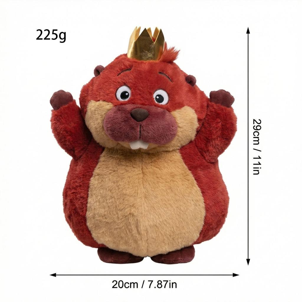 2026 New Hoppers Plush Beaver Transformation Plan Plush Toy Doll Movie Doll Doll In Stock Gift For Him