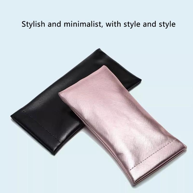 Multipurpose Simple Designs Sunglasses Bag Case with Zippers Closure for Dust and Scratch Protective Organization