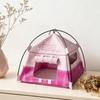 1:12 Scale Mini Camping Tent Model Decoration Oxford Cloth Simulated Outdoor Tent Ornament Doll Pretend Play Tent Photo Props