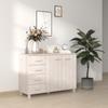 Day and Night - Day and Night HAMAR Sideboard Solid White Pine Wood 113x40x80 Cm