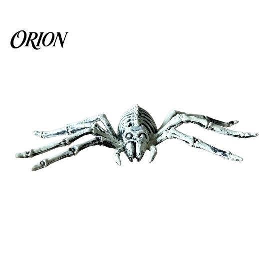 Halloween Tabletop Ornaments Animal Skeleton Figurine, Realistic Crow Rat Scorpion Bone Props for Haunted House Decorations House, Plastic Skull Decor