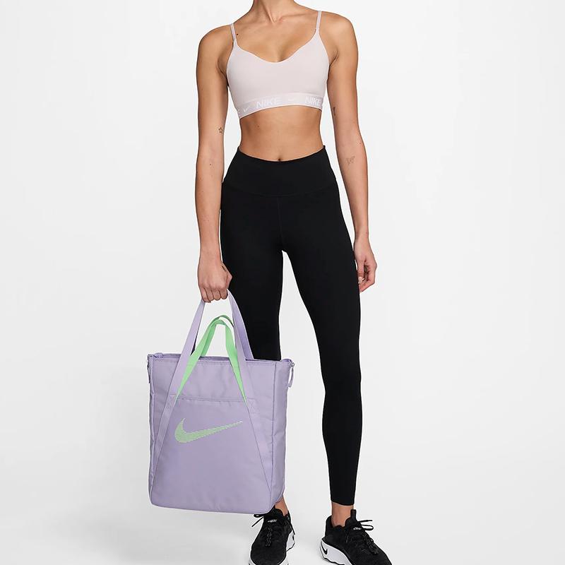 New Nike Fabric Tote Bag Shopping Bag Shoulder Bag Handbag Regular Women's Purple DR7217-512