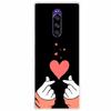 Funda de Silicona Suave para Sony Xperia 1 Funda Moda Transparente Fundas de Teléfono Tigre para Sony Xperia1 XZ4 SO-03L SOV40 J8110 Coque Parachoques