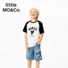 Little MO&Co. Kids' Antibacterial Raglan Short-Sleeve T-Shirt