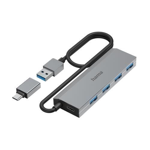 HUB USB - Non spécifié - 4 Ports - USB 3.2 Gen1 - Compatible Thunderbolt-3/4 - Aluminium