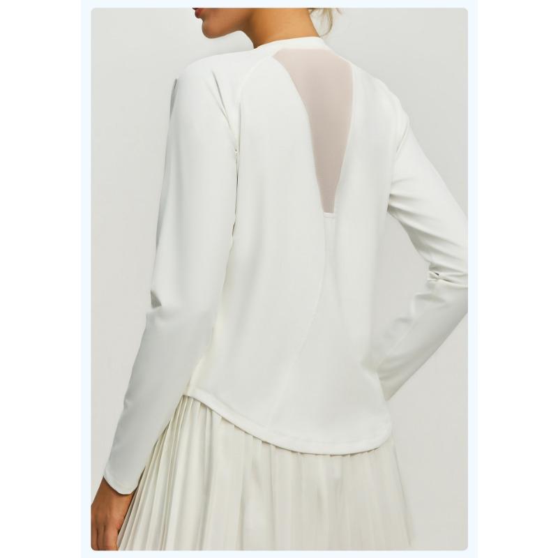 Loose Fit Long Sleeve Breathable Yoga Top For Women Workout Running