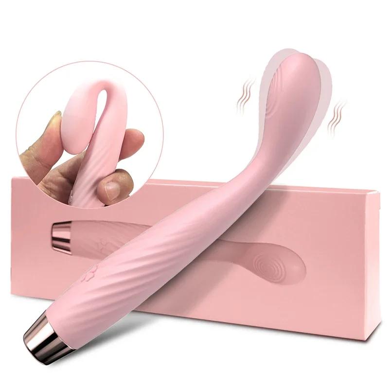 Powerful G-Spot Vibrator Female for Beginner Soft Nipple Clitoris Stimulator Massager Fast Orgasm Adult Goods Sex Toys for Women