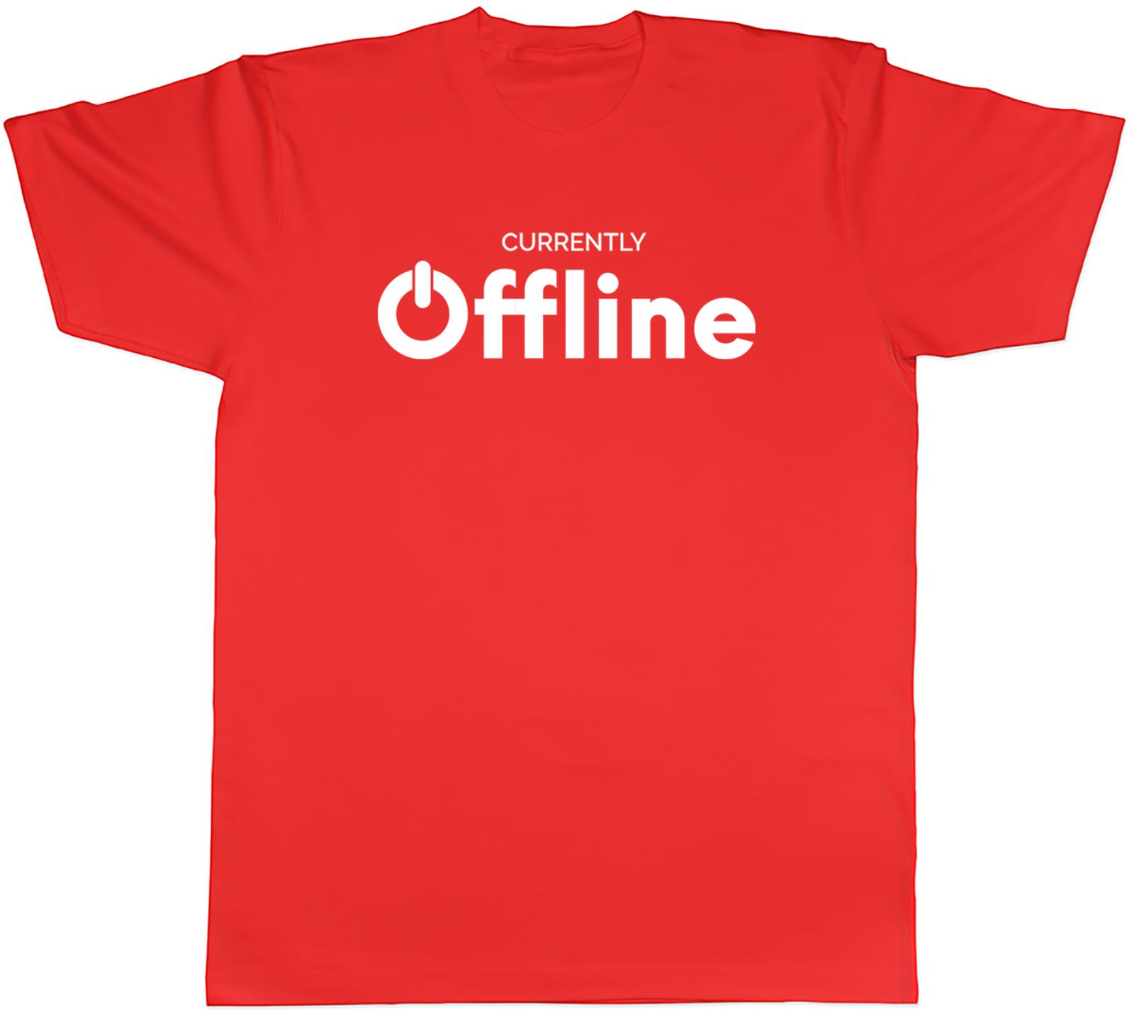Funny Currently Offline Unisexs TShirt Video Gaming Gamer Tee Gift S
