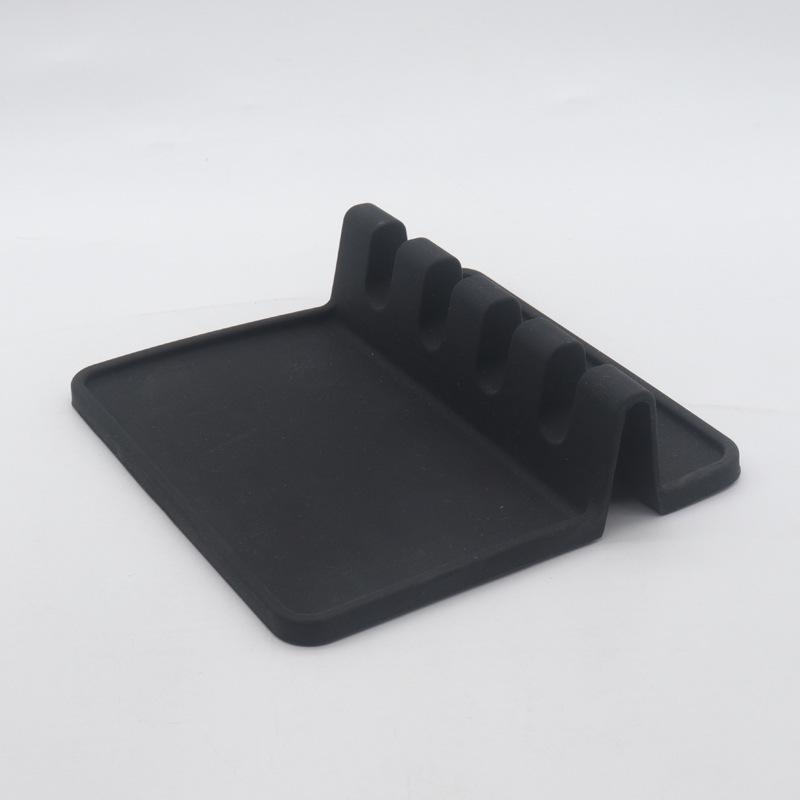 Silicone Pot Holder & Spoon Rest - Kitchen Countertop Mat & Lid Stand
