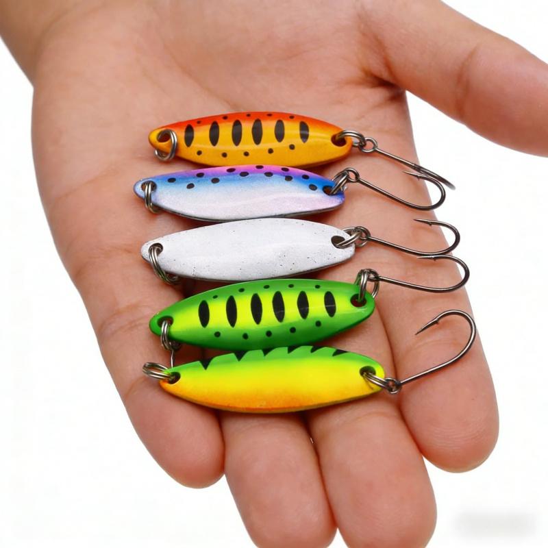 Lure Bait Set with Seed-Shaped Sequins3.6CM 2.5GSingle hook high-reflective lure for catching horsemouth bass and catfish