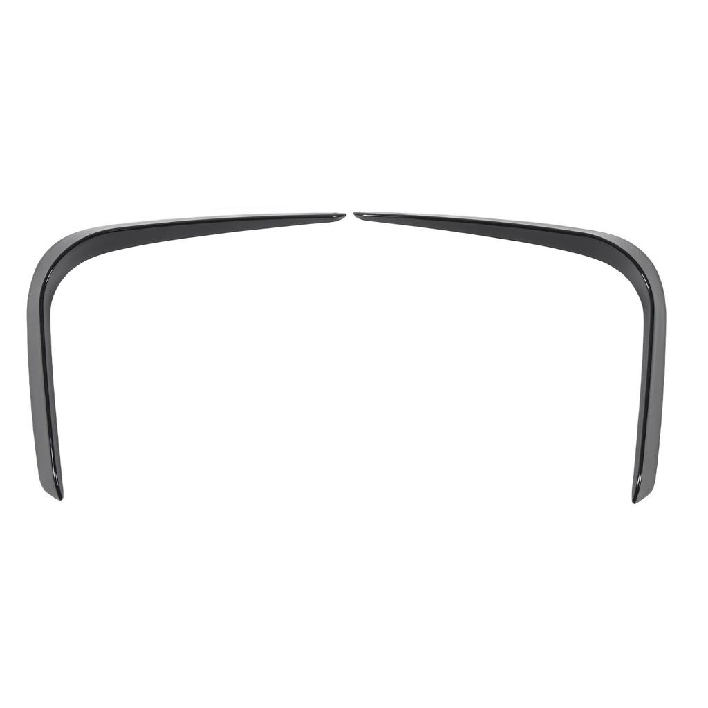 1 Pair Front Bumper Spoiler Bright Black Left Right Splitter Trim Fit For X5 G05 M Sport 2019 To