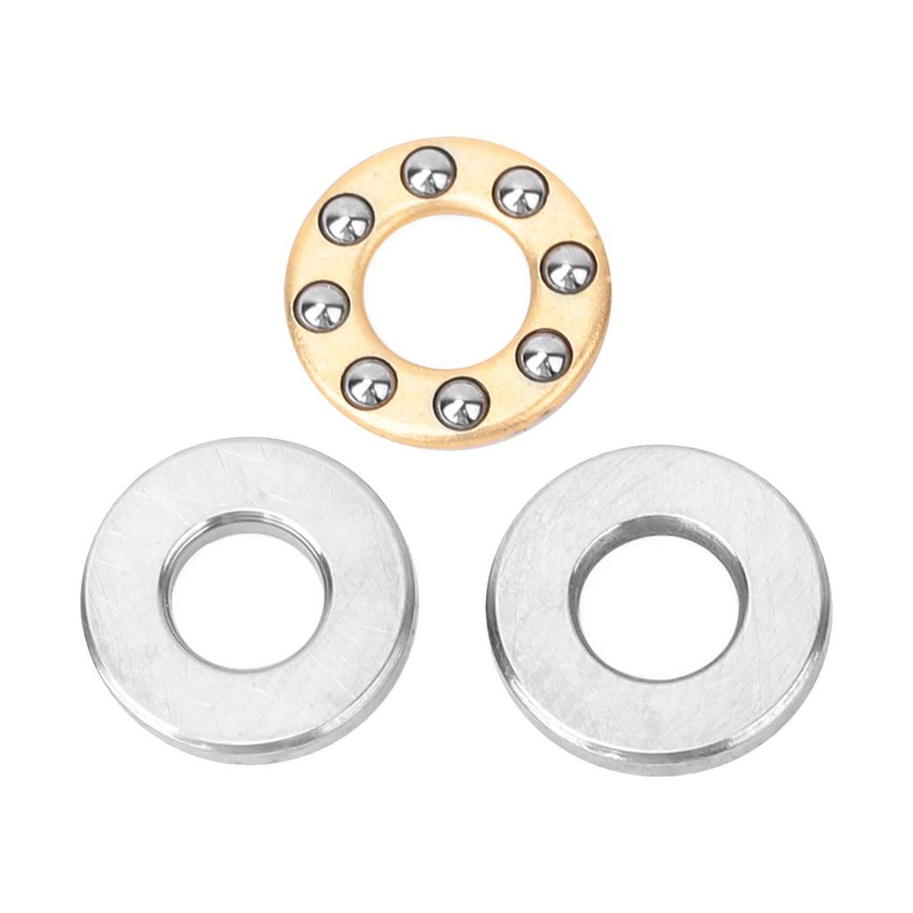 10pcs Thrust   Bearing Miniature High   Flat Steel Bearings Set (F2.5-6M 2.5x6x3mm)