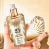 Protetor Solar Clareador Cuidado Facial Loção Controle de Oleosidade Protetor Solar SPF50+++ Hidratante Corretivo Facial CC Cream Base Maquiagem Skincare 50g