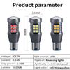 2Pcs New Super Bright Car Tail T15 LED Lights Car Signal Lamp W16W Three Colors Reversing Light