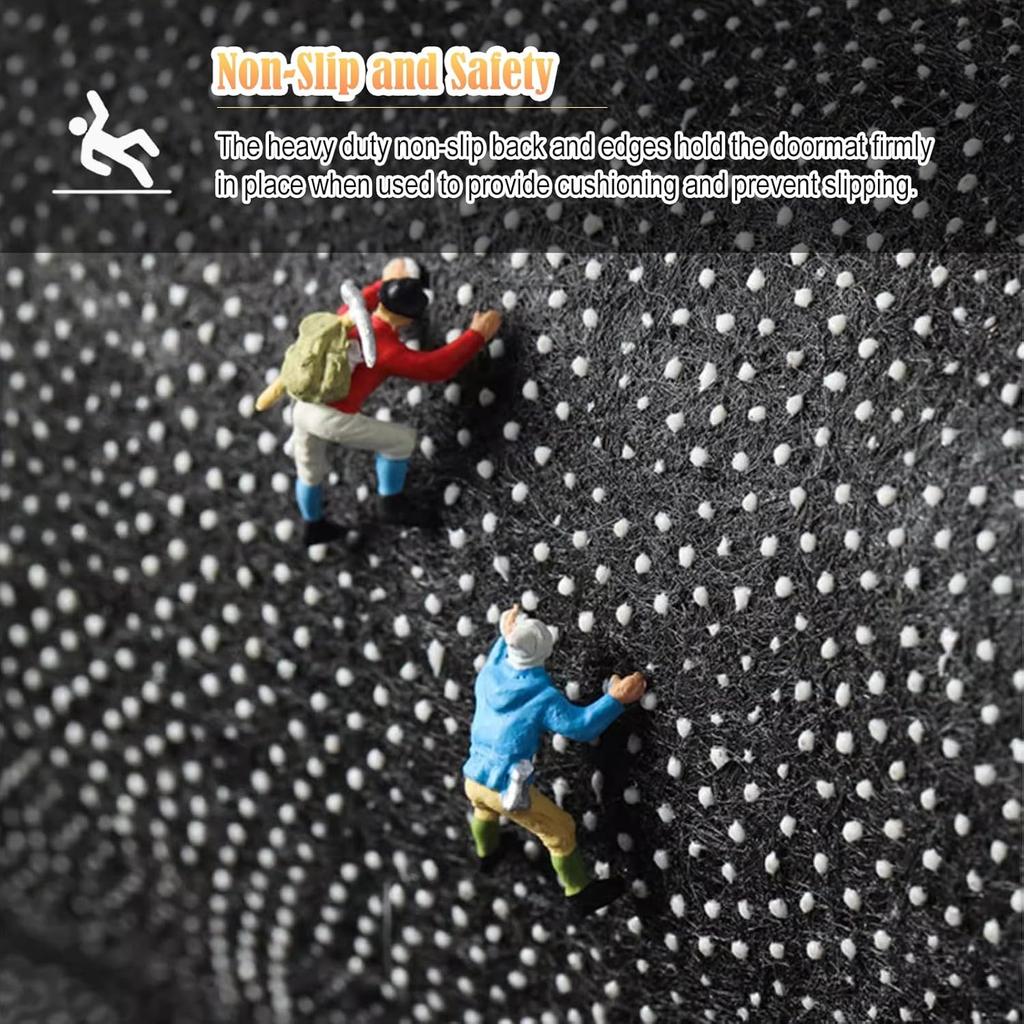 Door Mats Outdoor Heavy Duty Dirt Trapper Absorbent Entryway Doormat with Non-Slip Backing Area Rug For Home Decoration