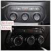 Central Control AC Air Conditioning Vent Outlet Panel Cover Trim For Chevrolet Cavalier ONIX  -2024 Carbon Fiber Accessories