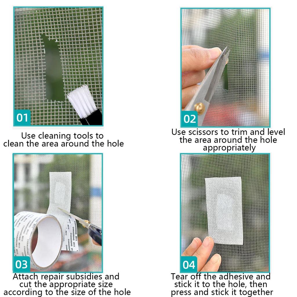 1pc-Window Repair Subsidy, Hole Filling, Self Adhesive Patch For Water Holes, Mosquito Net, Window Repair Adhesive Belt