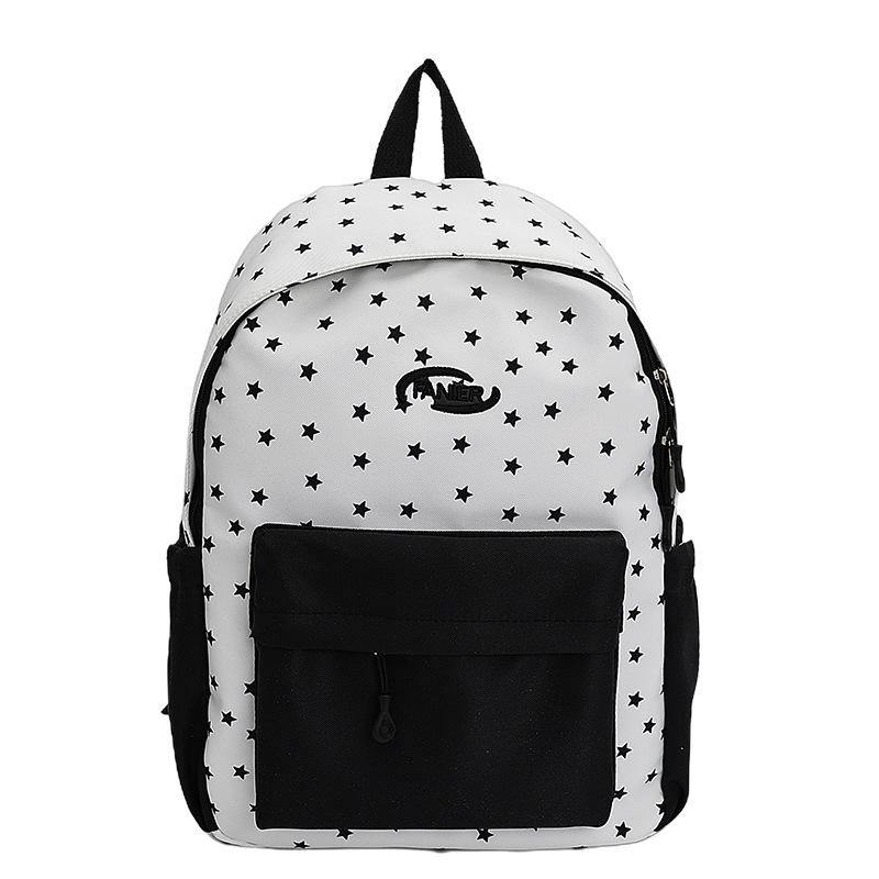 Schoolbag large capacity cute college style schoolbag female Japanese plaid girl small fresh junior high school student backpack