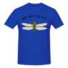 T-shirt Unisex Divertente Libellula 'Why Am I So Fly' di Tendenza Streetwear Girocollo Magliette in Cotone