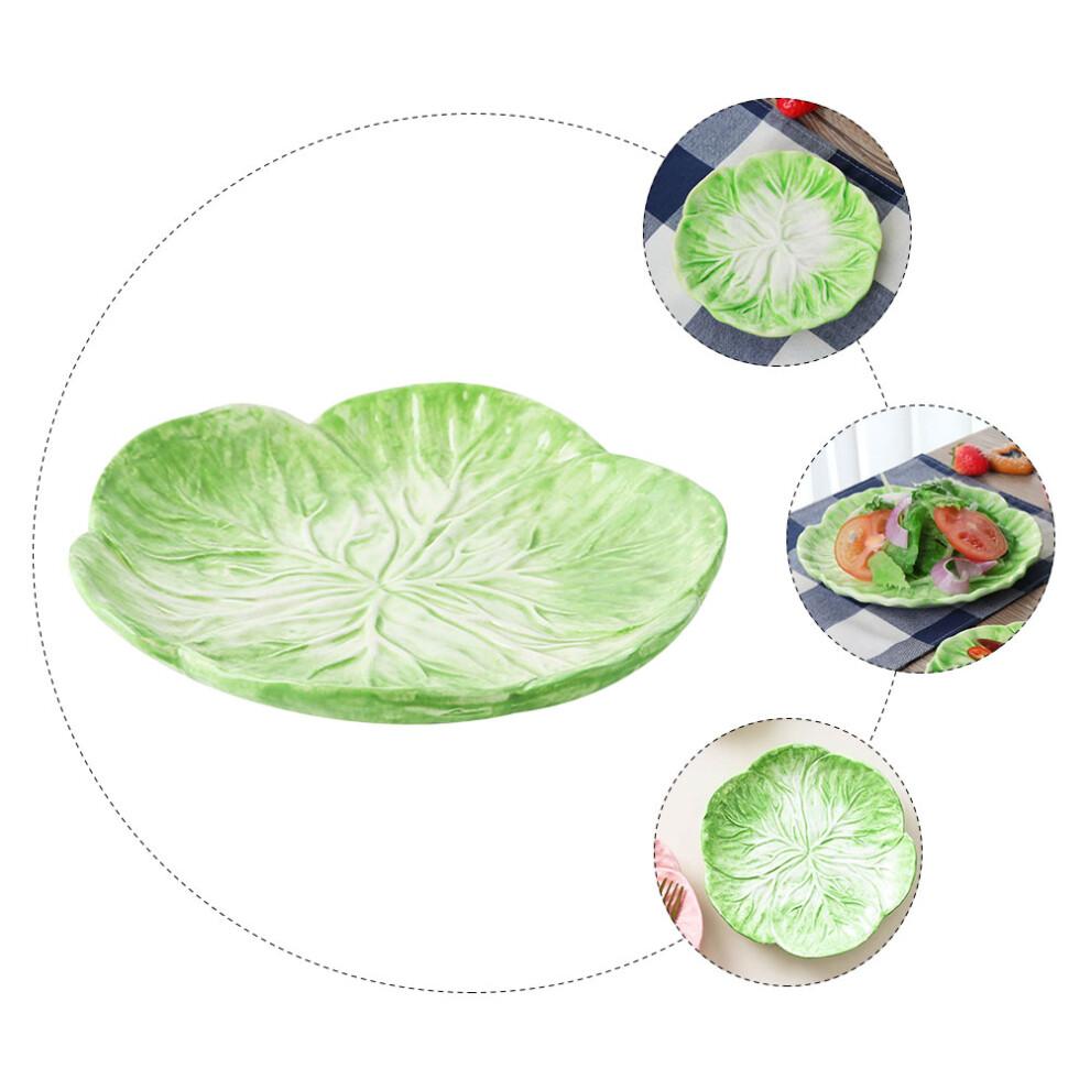 2 Pcs Ceramic Children Bowl Chinese Cabbage Tableware