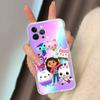 Custodia carina in TPU Silicone G-Gabbys D-Dollhouse per iPhone 11 12 13 14 15 16 17 Pro Max Cover Posteriore Trasparente Antiurto
