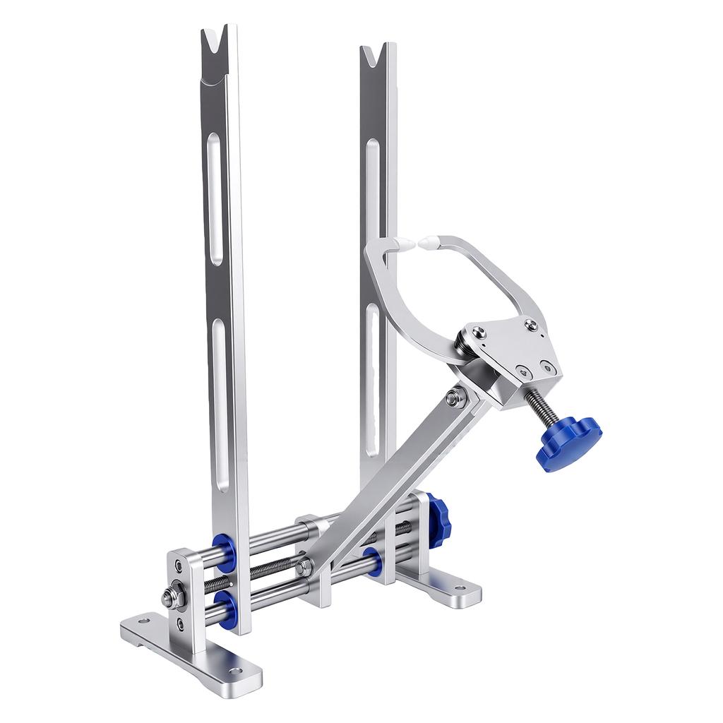 Bike Wheel Truing Stand for 16  29  Wheels Professional Alignment Tool with Heavy Duty Base Blue