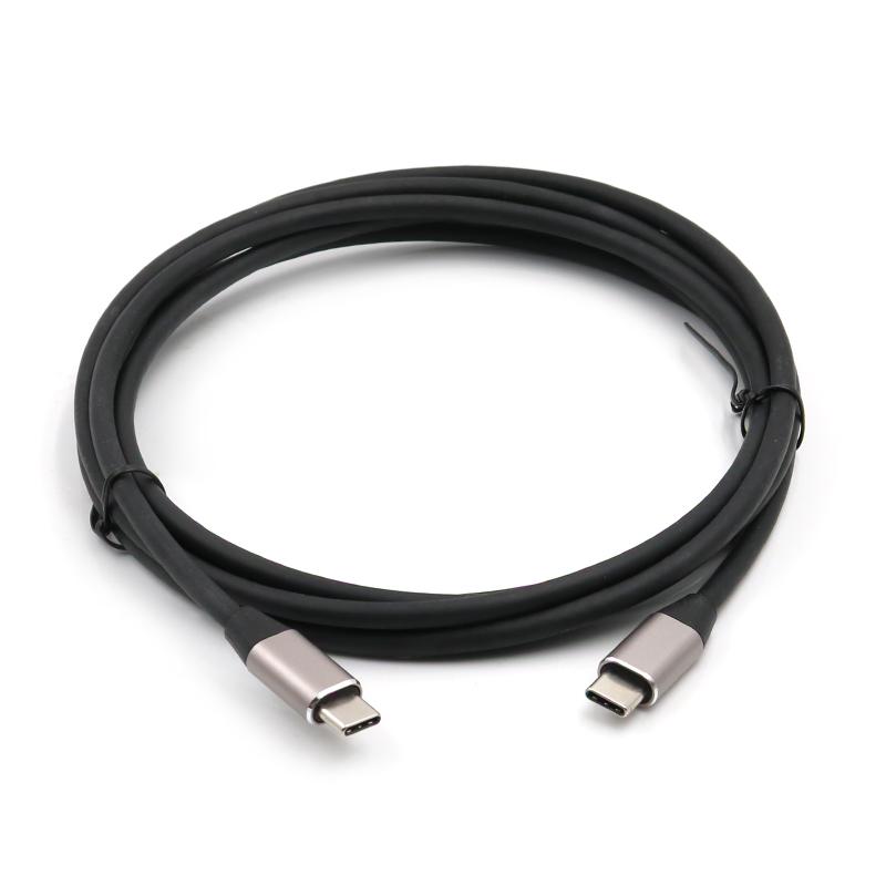 Type-c Data Cable 3.1ctoc Dual Head 5a100w16 Core 10gen2 Full Function 4k Video Cable