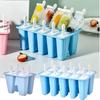 Eisformen mit Stielen Leicht lösbarer Eis am Stiel-Maker Mehrfach-Kavität Wiederverwendbares Herstellungswerkzeug Cakesicles-Form für Teenager Kinder