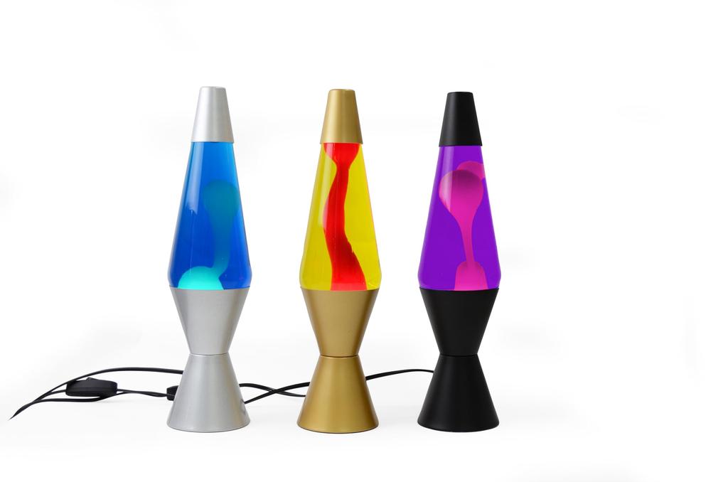 Bcl Motion Lamp Black X Purple Table Lamp