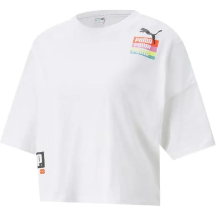 

Puma Футболка Love Oversized с принтом логотипа Женские топы Белая 536688-02 S