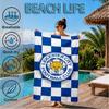 City Football Club Printed Microfiber Beach Towel, Soft And Absorbent, Quick-Dry, Ideal for Summer Travel, Beach Essential, Swimming Pool