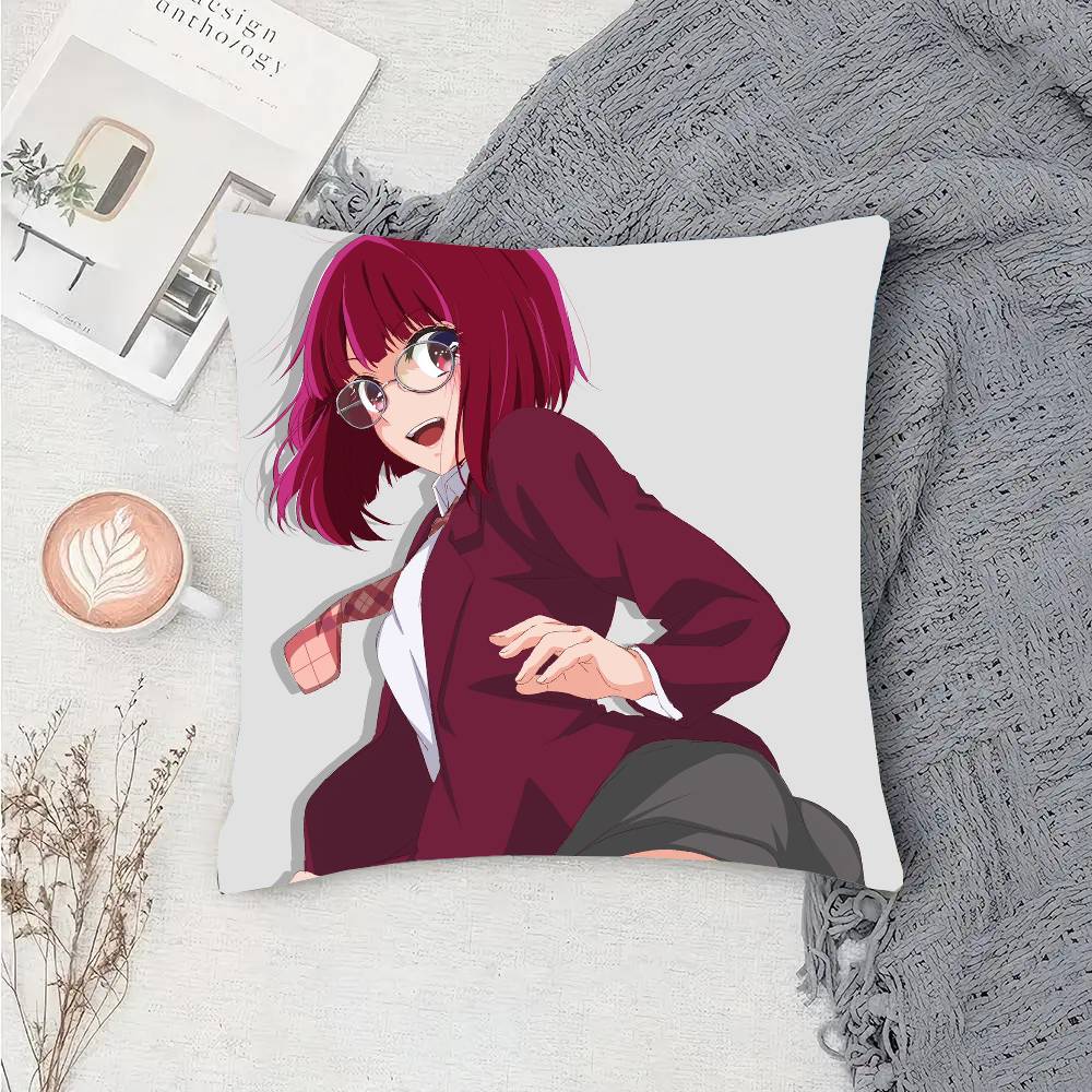 Arima Kana Anime OSHI NO KO Pillow Case Sofa Cushion Cover Room Home Decoration