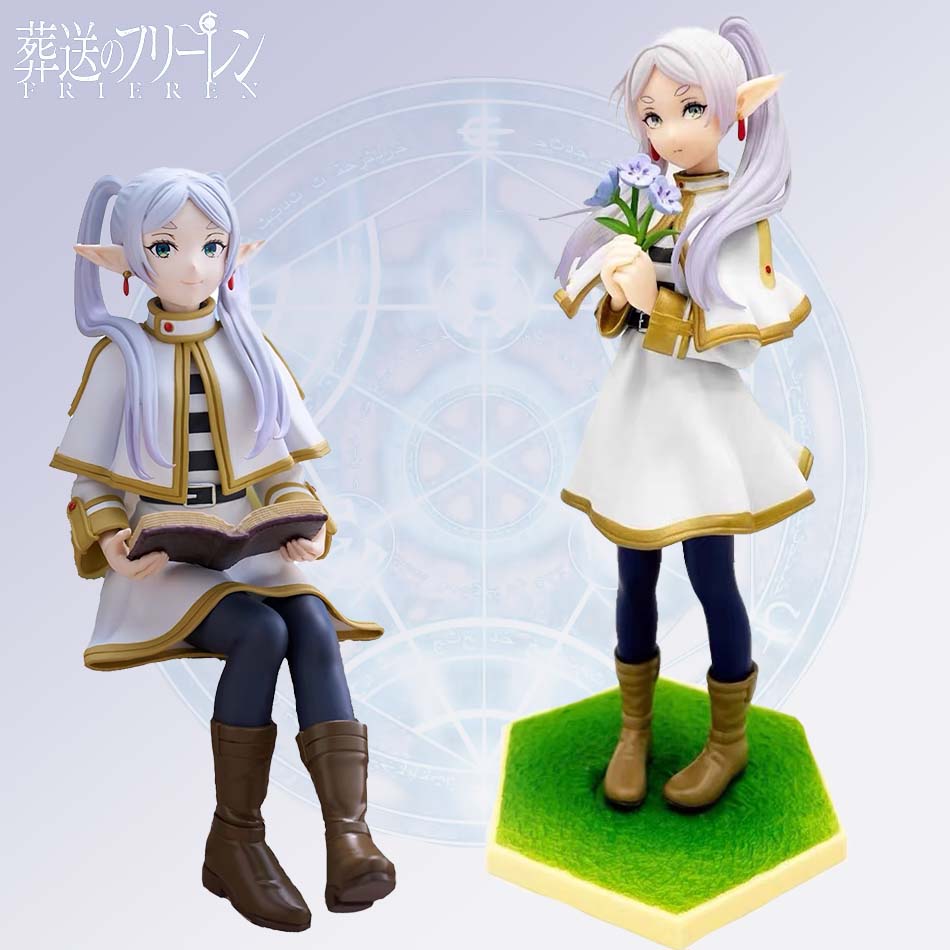 14cm Frieren: Beyond Journey's End Anime Figure Noodle Stopper Frieren Action Figure Luminasta Frieren Figurine Collection Model