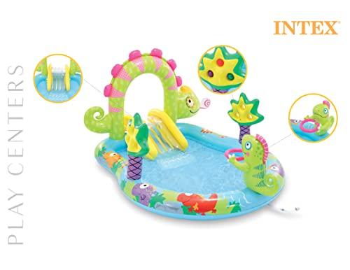 INTEX Friendly Iguana Play Center Large Pool, 239 X 188 X 119 Cm, Official Japanese Product, Product Number 56129
