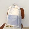 School Bag, Cute Star for Junior High and College Students, Fresh Large-capacity Backpack, Stylish and Stylish Versatile Backpack
