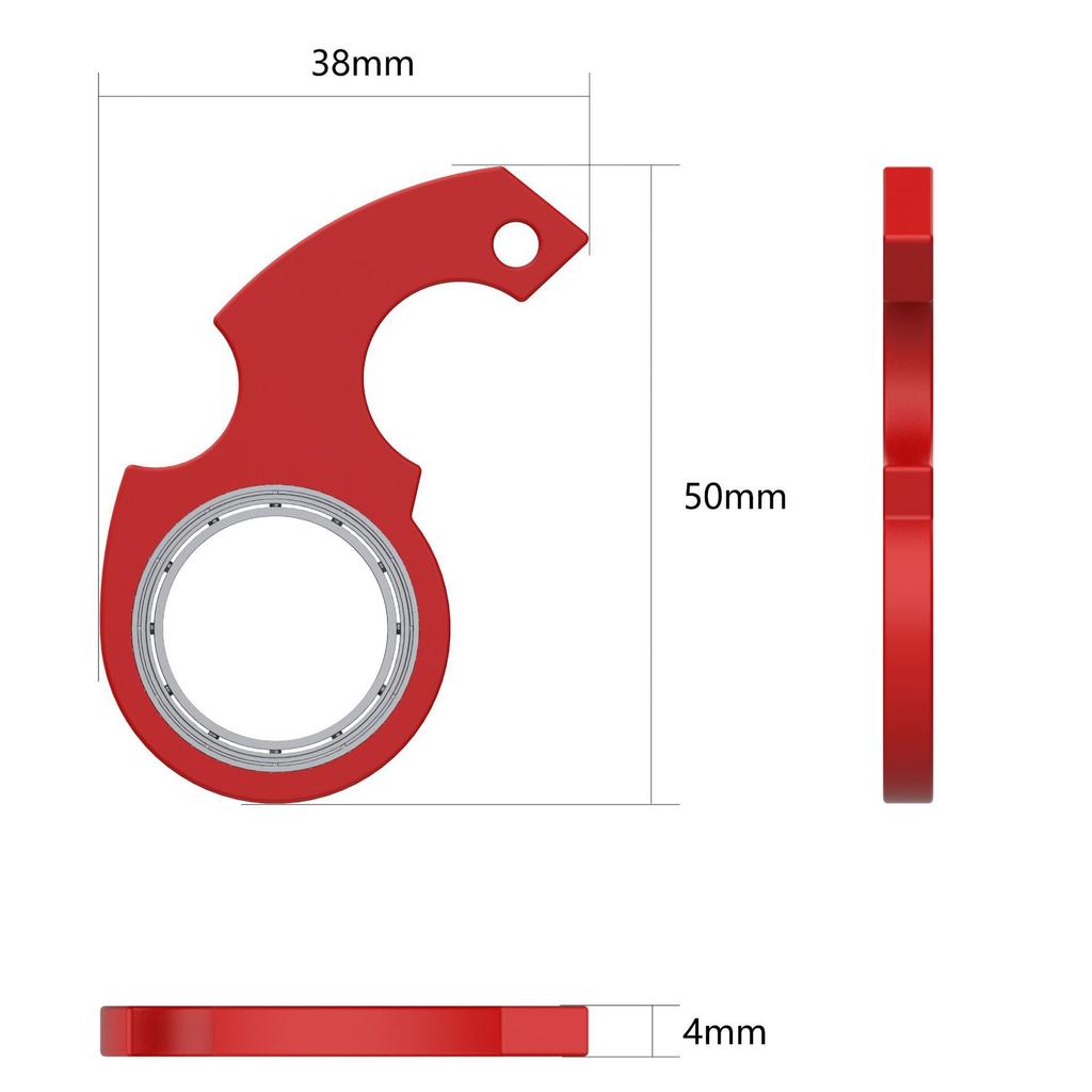 Funny Karambit Metal Fidget Toy, Stress Relief Accessory for Adults
