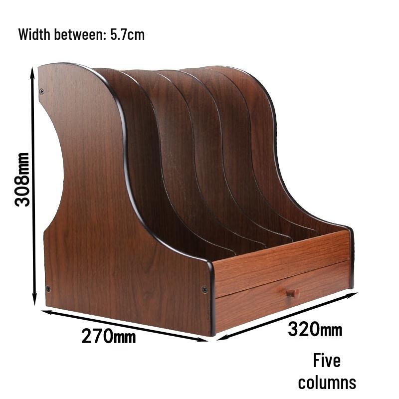 Jundingying Wooden Desktop File Organizer Set