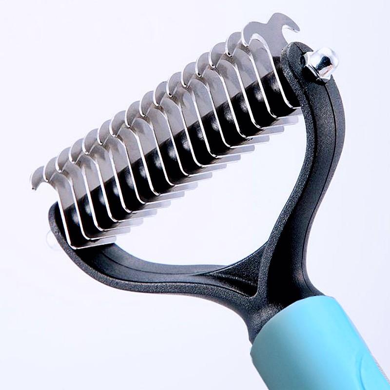 Dog Comb Knife Dog Brush Pet Hair Remover Stainless Steel Combs for Dogs Hair Knot Cleaning Massage Cat Brush Comb Pet Supplies