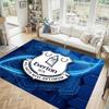 Everton Football Design Crystal Velvet Carpet Cozy Non?Slip Printed Rug For Bedroom Living Room Entrance