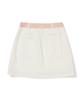 Clove [24Ss Clove] Logo Waistband Skirt (White)