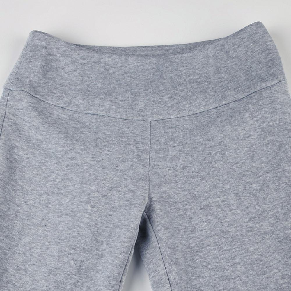 Sexy základní jednobarevné kalhoty slim s nízkým pasem, kalhoty s boot cutem, ležérní dámské kalhoty, podzim/jaro 2024, módní streetwear, dámské