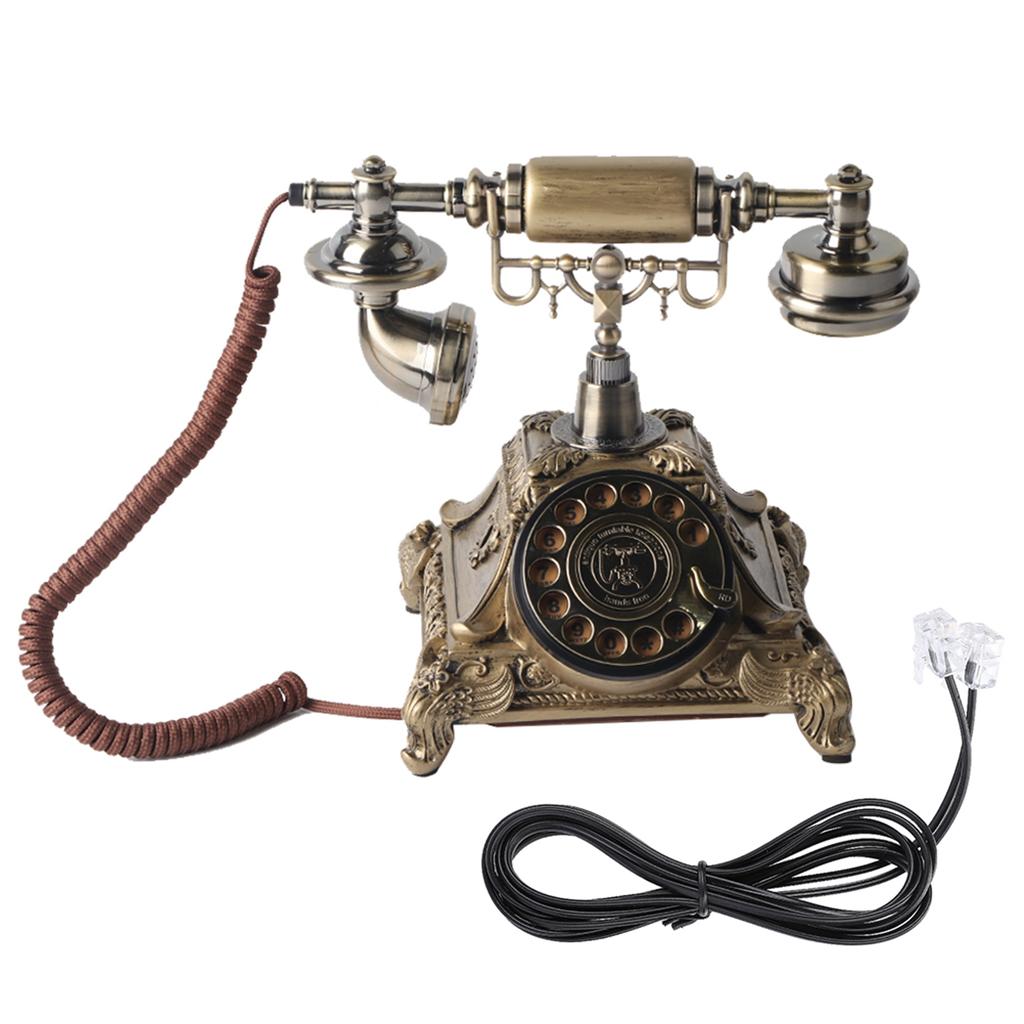 Rășină Epoxidică Cadran Platan Clasic Vintage Arhaic European Decor Telefon pentru Elegant